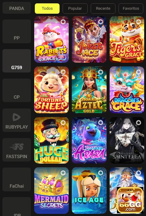 Jogos de slots com design vibrante e interface VIP